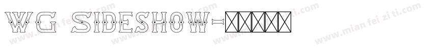 WG Sideshow字体转换